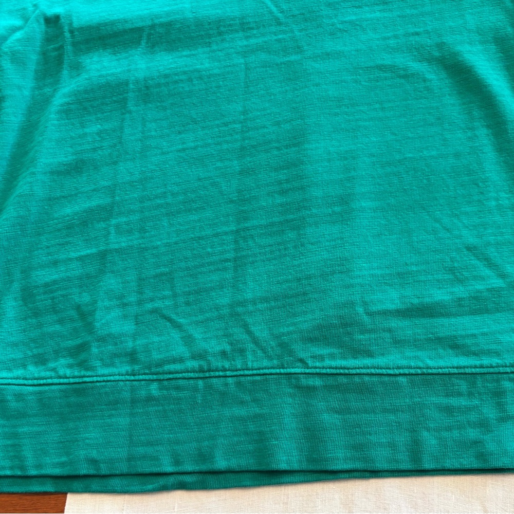LOFT Emerald Green Elevated Sweatshirt Sz XL - Picture 3 of 6